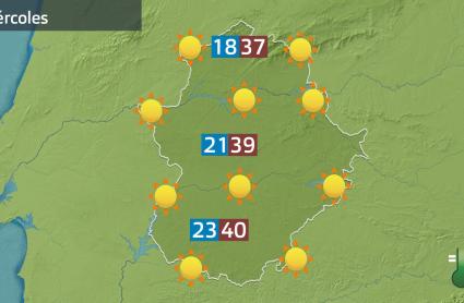 Mapa de previsión del 7 de agosto