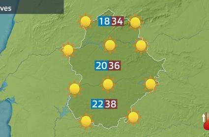 Mapa de previsión 15 de agosto