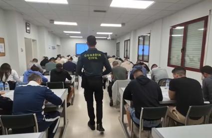 Exámenes de la Guardia Civil en Mérida