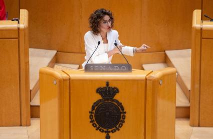 María Jesús Montero en el Senado