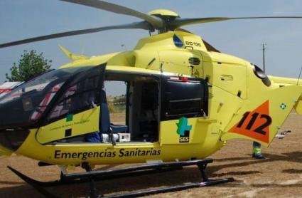 Helicóptero de emergencias del 112