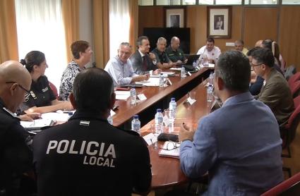 Dispositivo de seguridad para la entrega de las Medallas de Extremadura