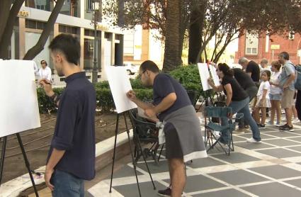 Cómic gigante en Badajoz