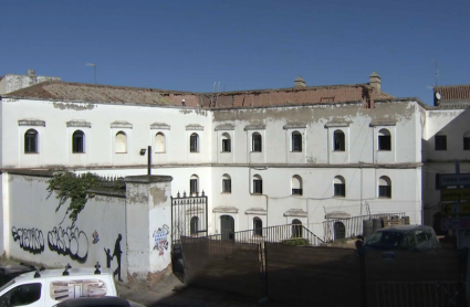 Imagen del Palacio de Godoy donde se esta construyendo el Hotel Hilton