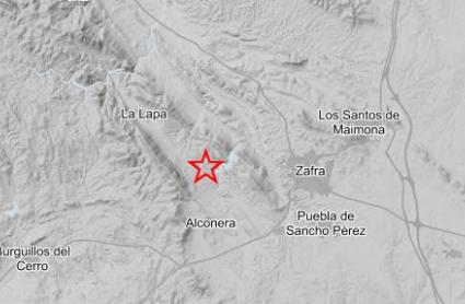 Pequeño terremoto en Alconera