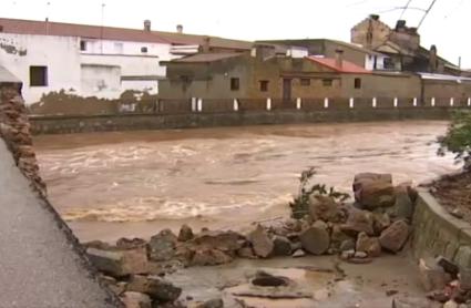 La Roca de la Sierra no olvida la borrasca Efraín