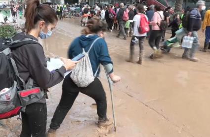 Valencia se llena de voluntarios extremeños