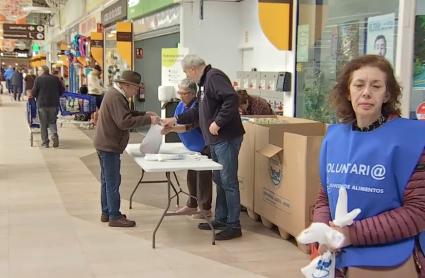 Gran recogida de alimentos en Cáceres