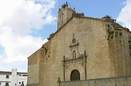 La iglesia de Nuestra Señora de la Asunción de Malpartida de Cáceres, declarada Bien de Interés Cultural