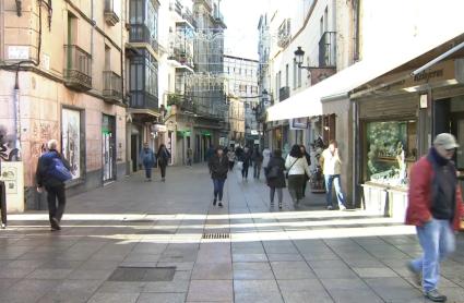 Calle Pintores en Cáceres