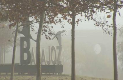 Mañana de niebla en Badajoz