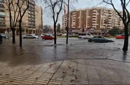 Borrasca 'Garoé' en Badajoz