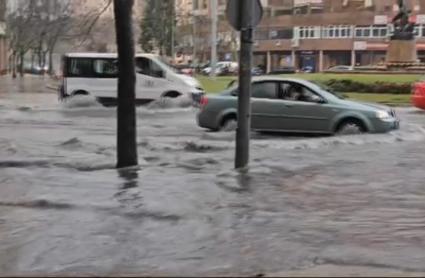 La borrasca Garoé provoca cortes de carreteras en la región y pequeñas inundaciones en algunos municipios 