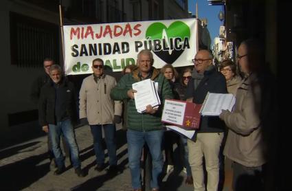 Protestas en Miajadas