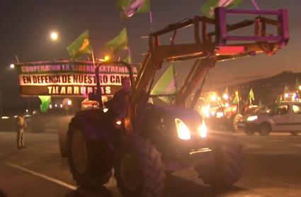 Tractorada en Talarrubias