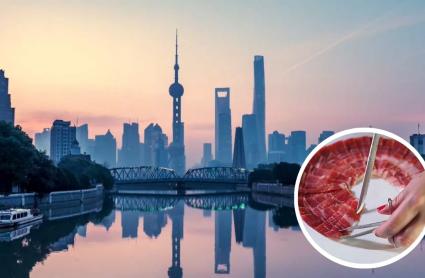 Jamón en China