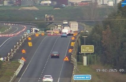 Accidente de tráfico en la A5