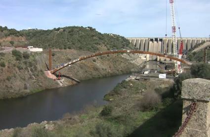 Avanzan las obras del nuevo Puente de Alcántara