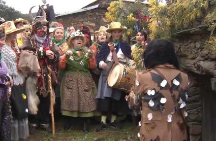  Sauceda, alquería de Pinofranqueado, acoge la celebración del Carnaval Hurdano