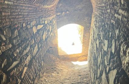 Hallado un pasadizo en el Jardín Histórico del Museo de Cáceres durante las obras de restauración