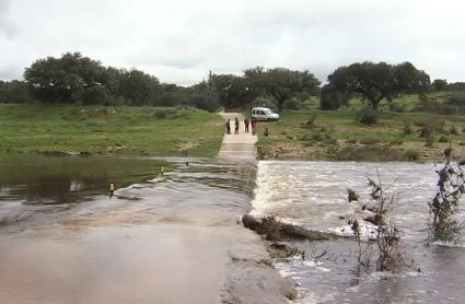 Crecida del río Salor