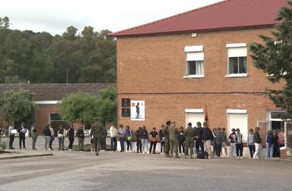 El CEFOT de Cáceres acoge la llegada de más de 1.600 soldados de todo el país