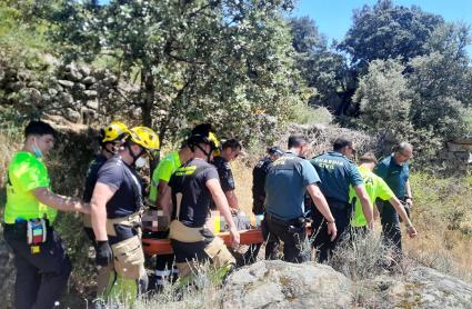 Rescate de un senderista