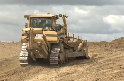 Obras de la futura autovía entre Badajoz y Cáceres