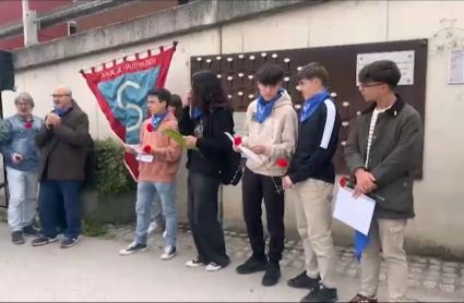 Dos centros extremeños participan en los actos del 80º aniversario de la liberación del campo de concentración de Mauthausen