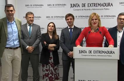 La consejera de Hacienda y Administración Pública, Elena Manzano, ha presentado el Plan de Formación 2025