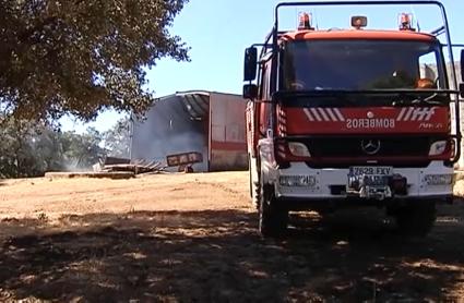 Declarado el Nivel 1 en un incendio forestal en Galisteo