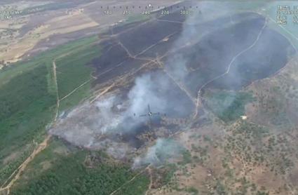 Incendio en Valdecaballeros