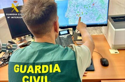 La Guardia civil desarticula una banda criminal implicada en 16 robos en viviendas de Extremadura