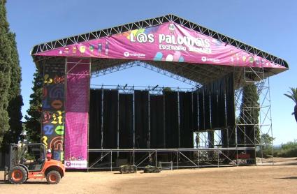 Preparativos de Los Palomos