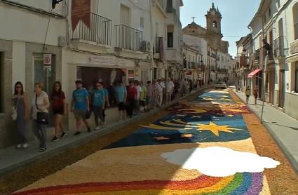  El Corpus Christi llena de tradición y color San Vicente de Alcántara 