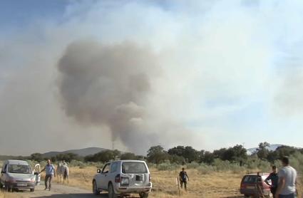 El Infoex declara el nivel 1 en el incendio de Arroyomolinos
