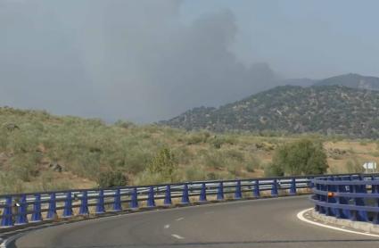 El CPEI de la Diputación de Badajoz refuerza la cobertura en los límites con Cáceres por los incendios