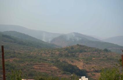 Estabilizado el incendio de Candelario que se originó en Jarilla