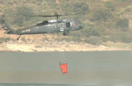 Estabilizado el incendio de Candelario que se originó en Jarilla