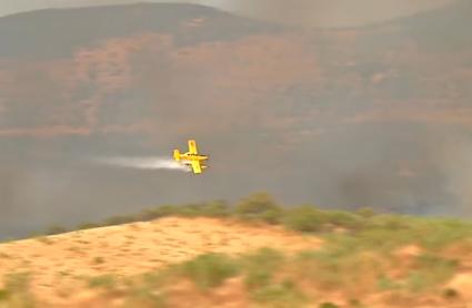 Perimetrado al 90 por ciento el incendio en Villar del Pedroso