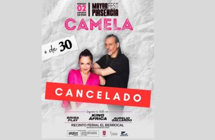 Cancelado el concierto de Camela en Plasencia por enfermedad del cantante 