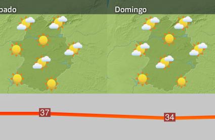 Mapa de previsión del 23 y 24 de agosto