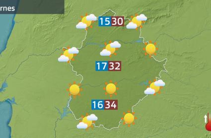Mapa de previsión del 12 de septiembre