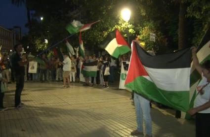 Concentración en Badajoz por Palestina