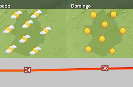 Mapa de previsión del 13 de septiembre