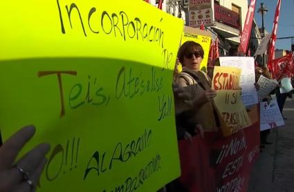 Nuevas protestas de los empleados públicos