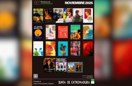 Programación de la Filmoteca de Extremadura en noviembre