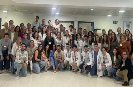 Alumnos y compañeros de Guillermo Fernández Vara en la Universidad de Extremadura