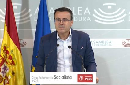 Miguel Ángel Gallardo, secretario general del PSOE en Extremadura