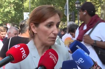 Mónica García, ministra de Sanidad